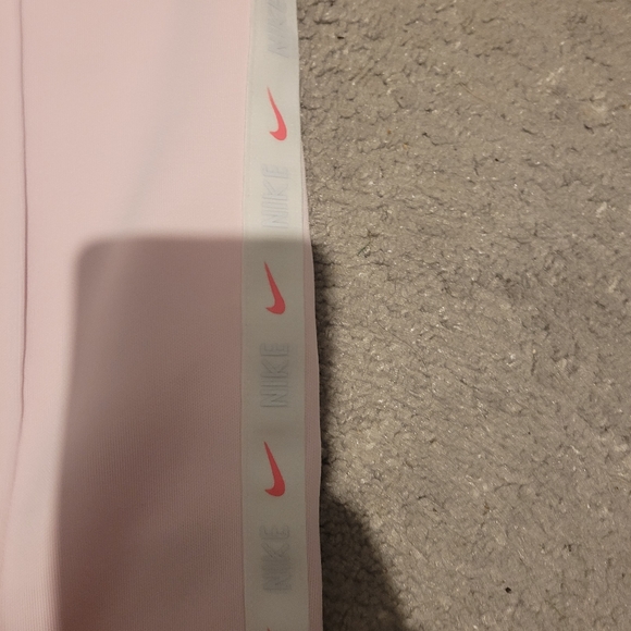 Nike Ultra Femme Pink Striped Track jogger Pants Flower Check Womens - Picture 2 of 5